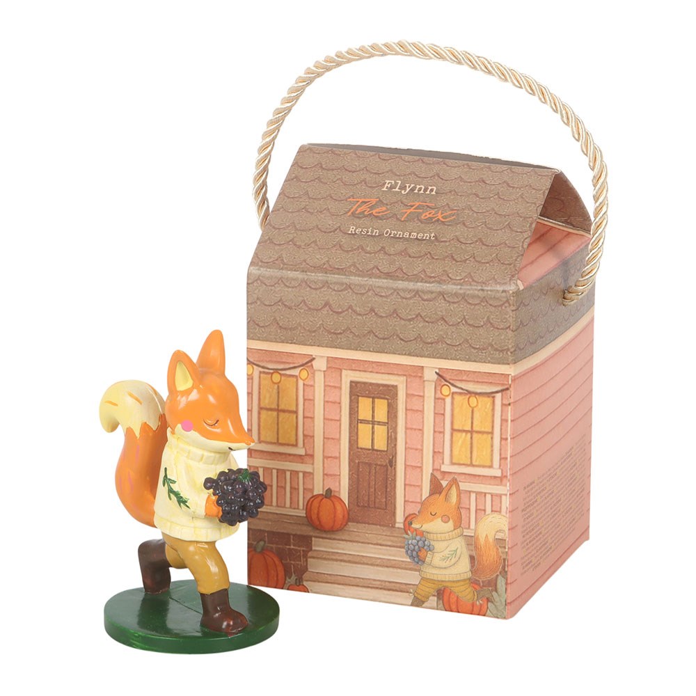 Flynn The Fox Resin Ornament