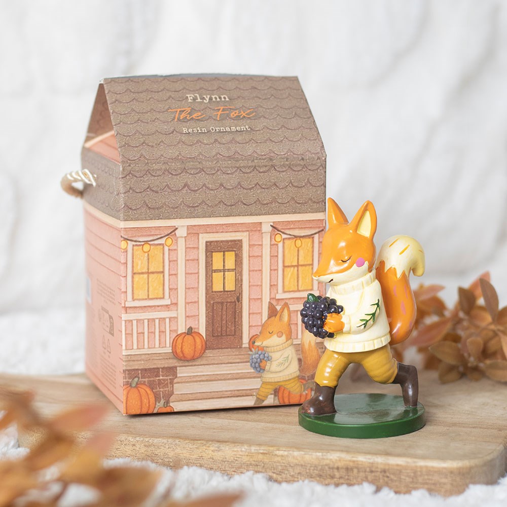 Flynn The Fox Resin Ornament4