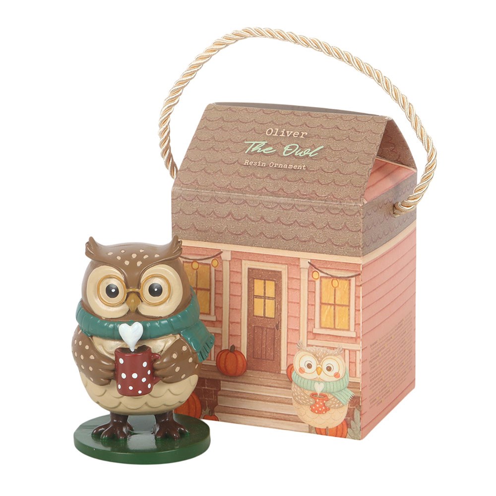 Oliver The Owl Resin Ornament