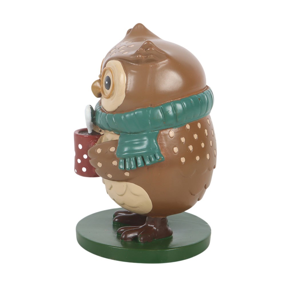 Oliver The Owl Resin Ornament2
