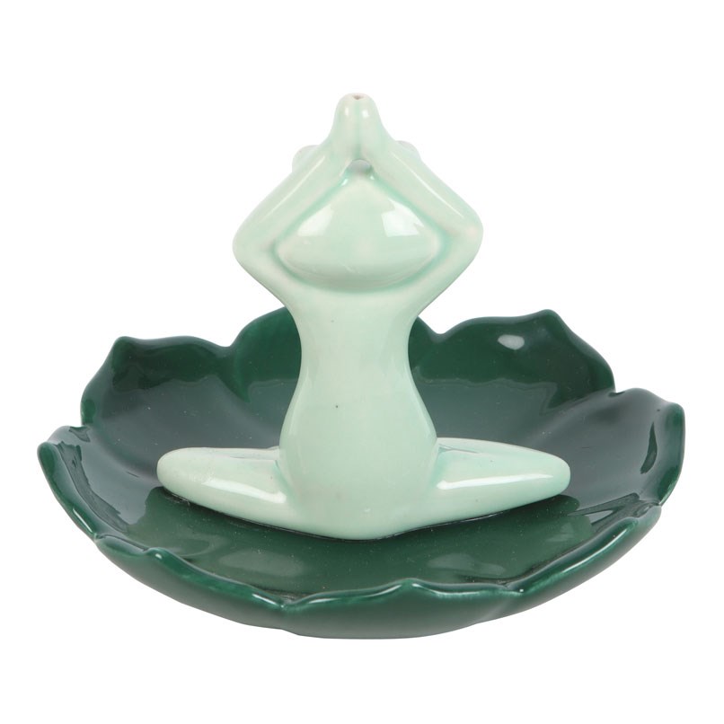 Yoga Frog Incense Stick Holder2