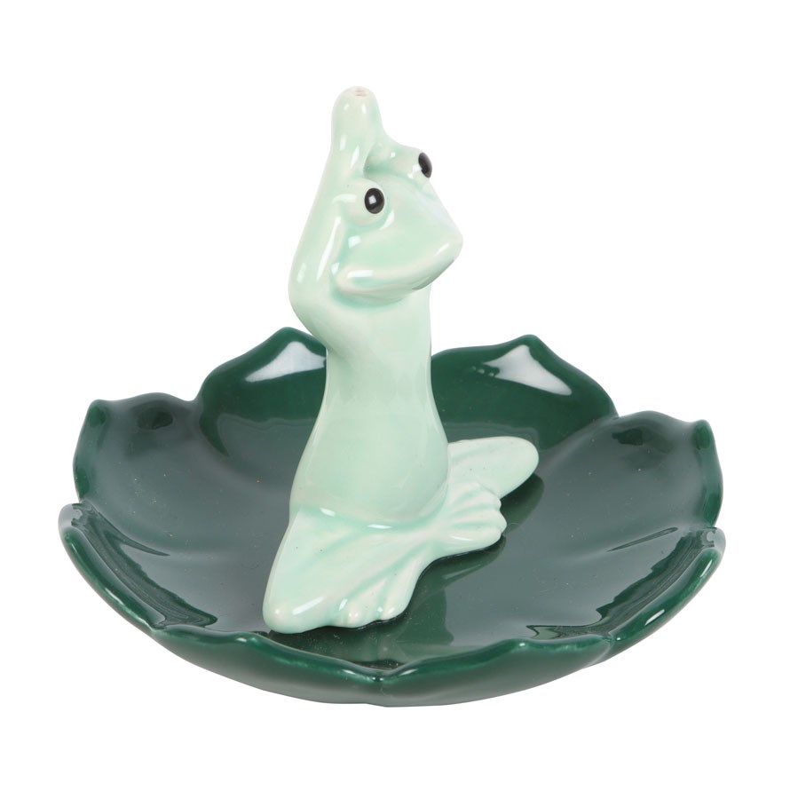 Yoga Frog Incense Stick Holder3