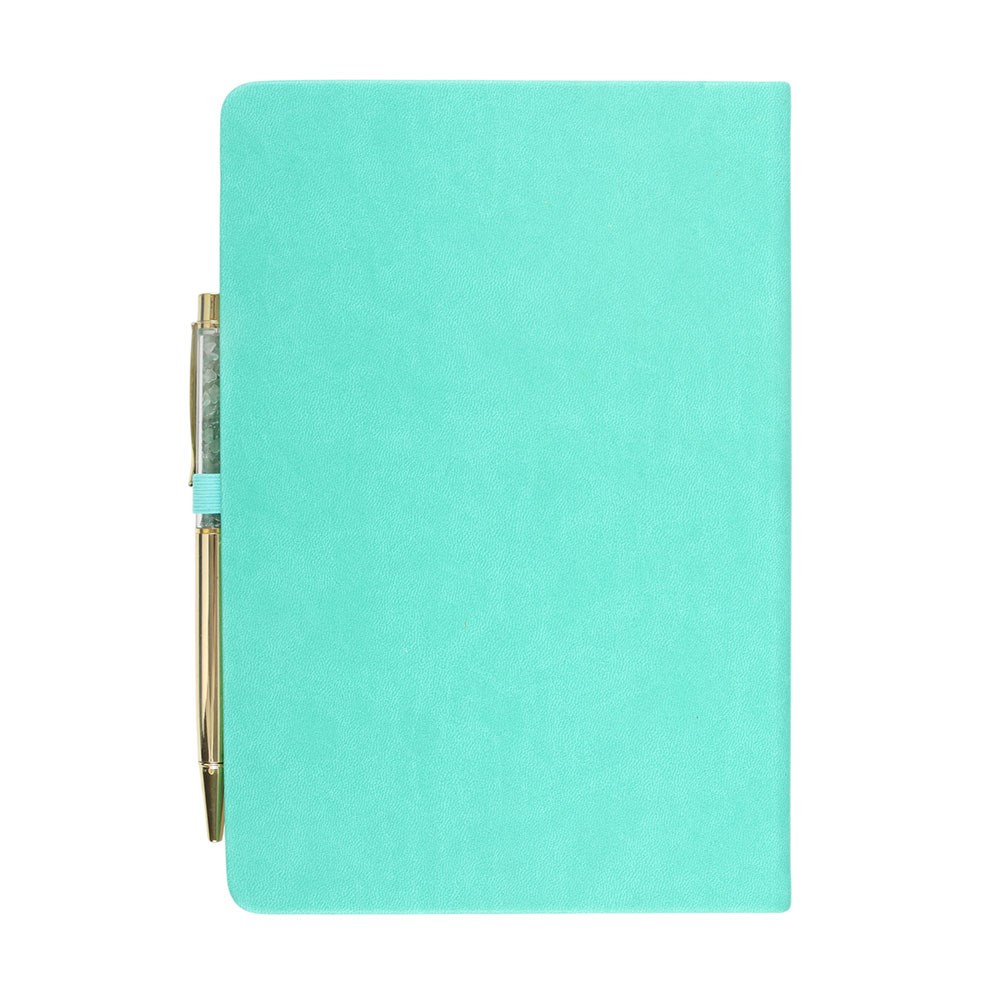A5 Wellness Journal with Aventurine Crystal Pen4