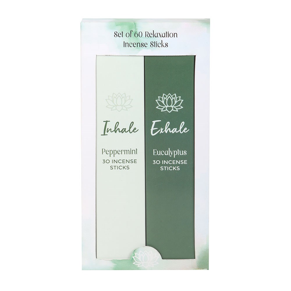 Set of 60 Inhale & Exhale Relaxation Incense Sticks1