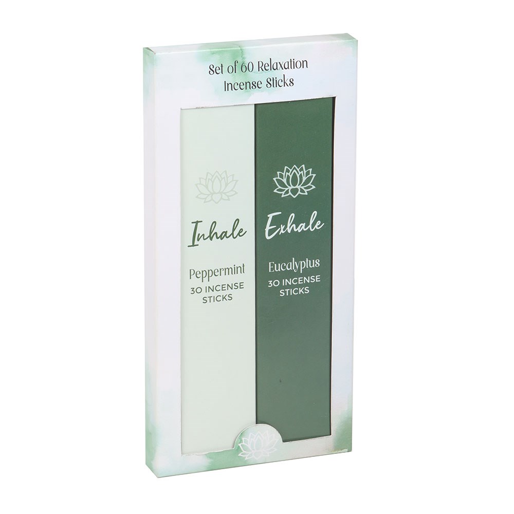 Set of 60 Inhale & Exhale Relaxation Incense Sticks2