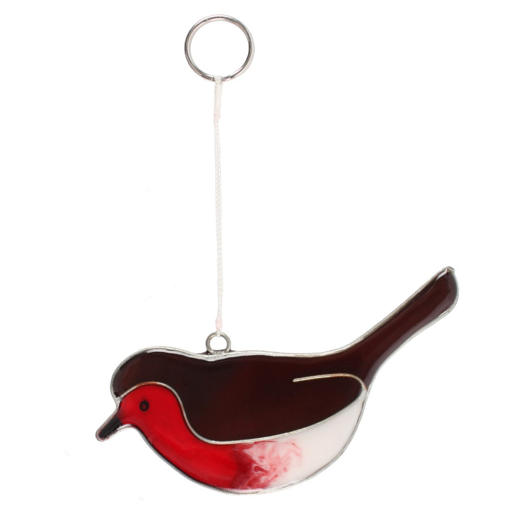 Robin Bird Resin Suncatcher