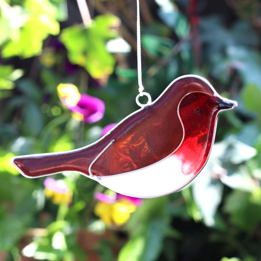 Robin Bird Resin Suncatcher1
