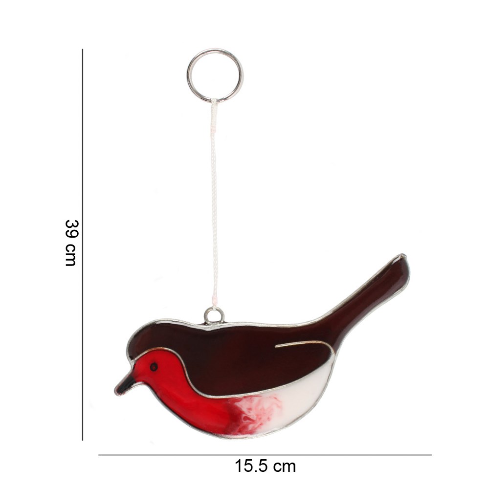 Robin Bird Resin Suncatcher2