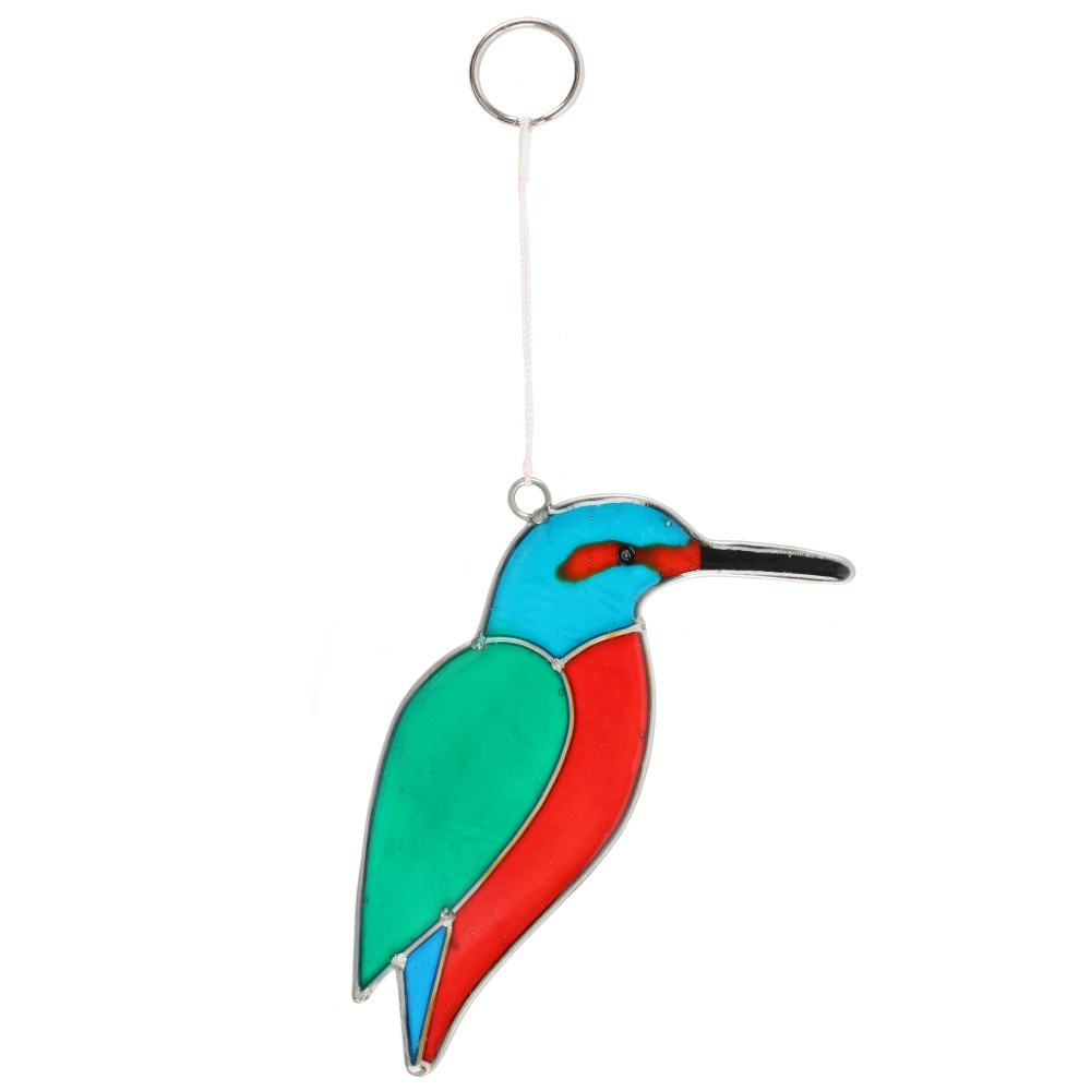 Kingfisher Bird Resin Suncatcher
