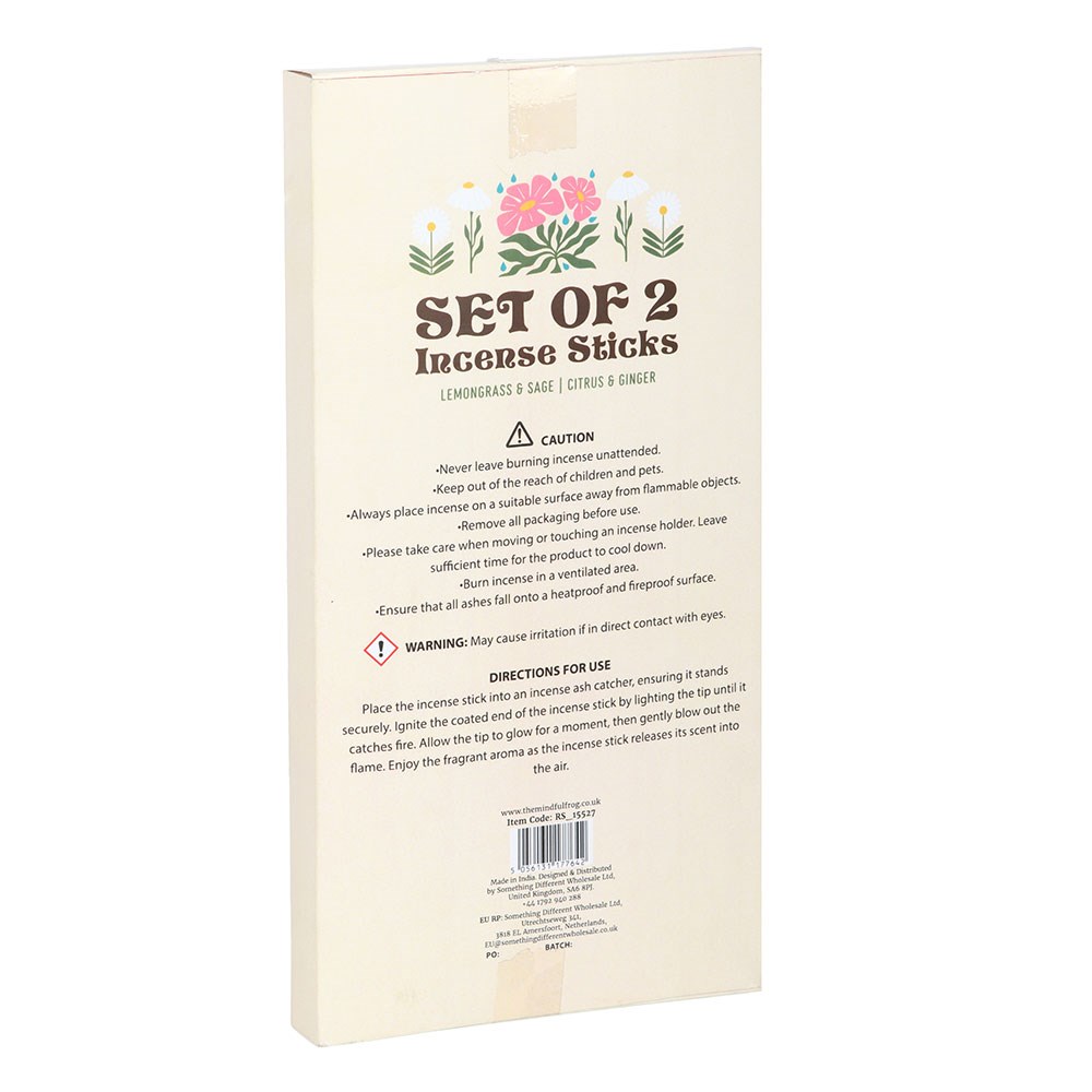 Set of 2 'No Rain, No Flowers' Incense Stick Packs2