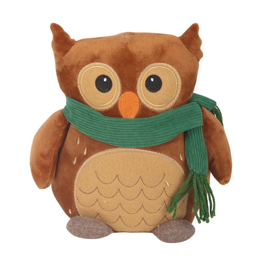 Oliver The Owl Plush Fabric Doorstop