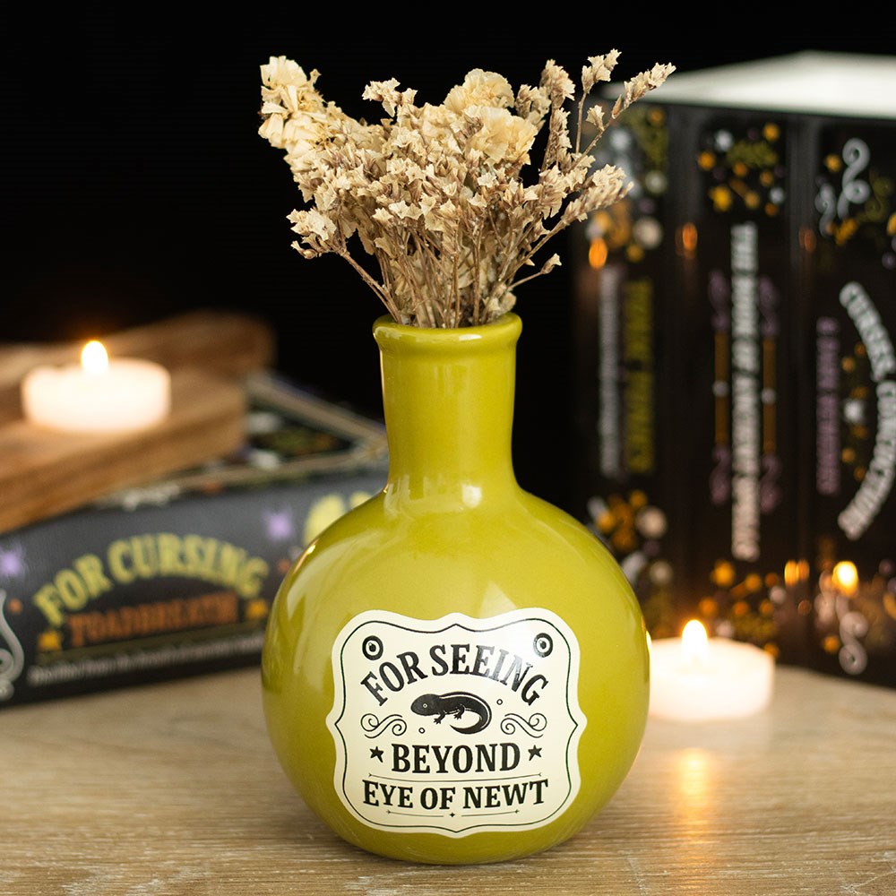 Eye of Newt Potion Bottle Vase & Taper Candle Holder2