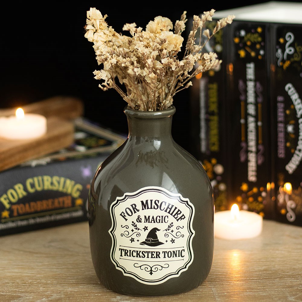 Trickster Tonic Potion Bottle Vase & Taper Candle Holder2