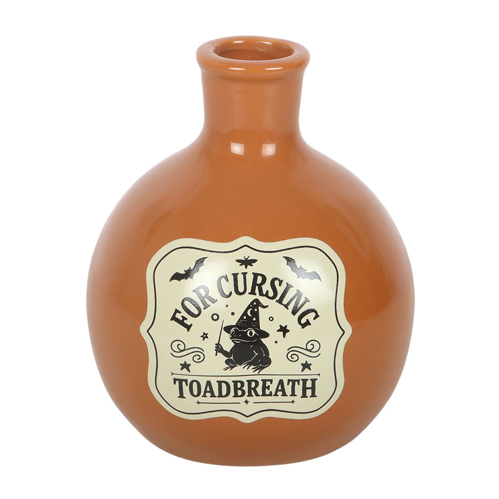 Toadbreath Potion Bottle Vase & Taper Candle Holder