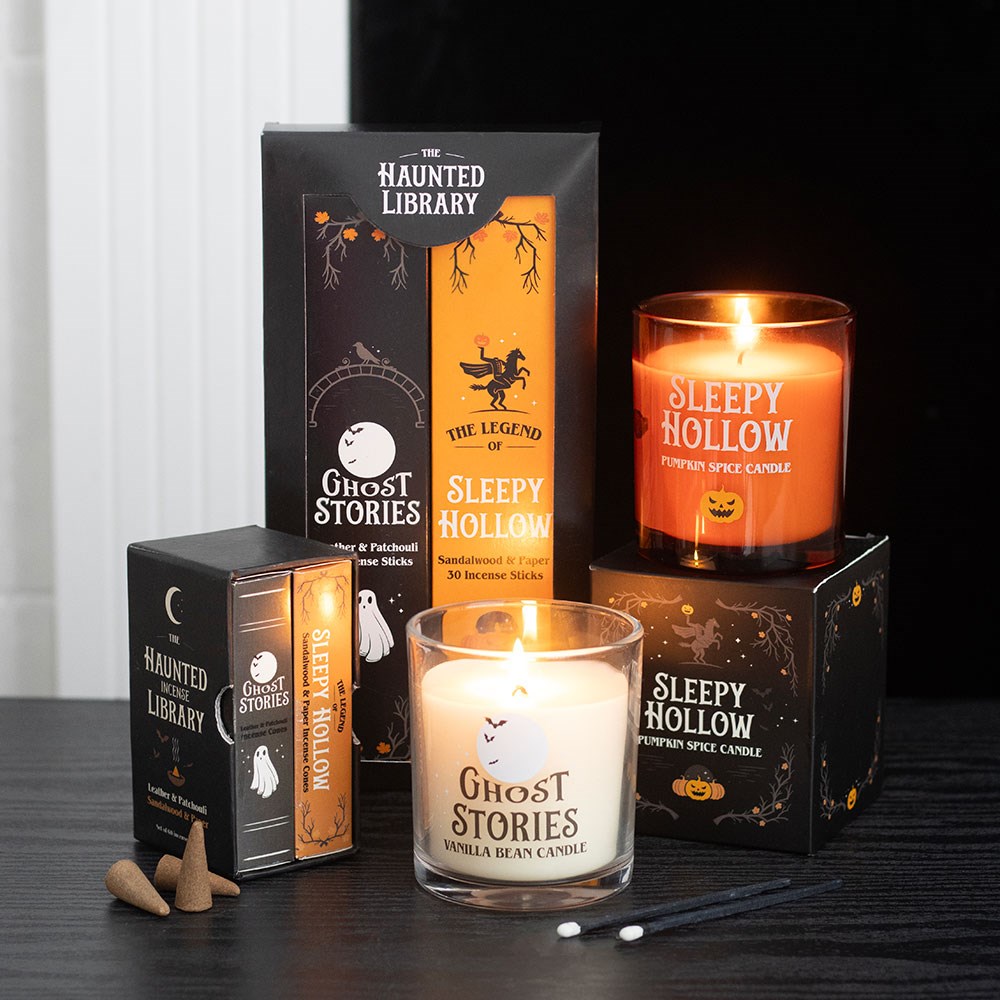 The Haunted Library Book-Themed Incense Cone Set - 60 Pack3