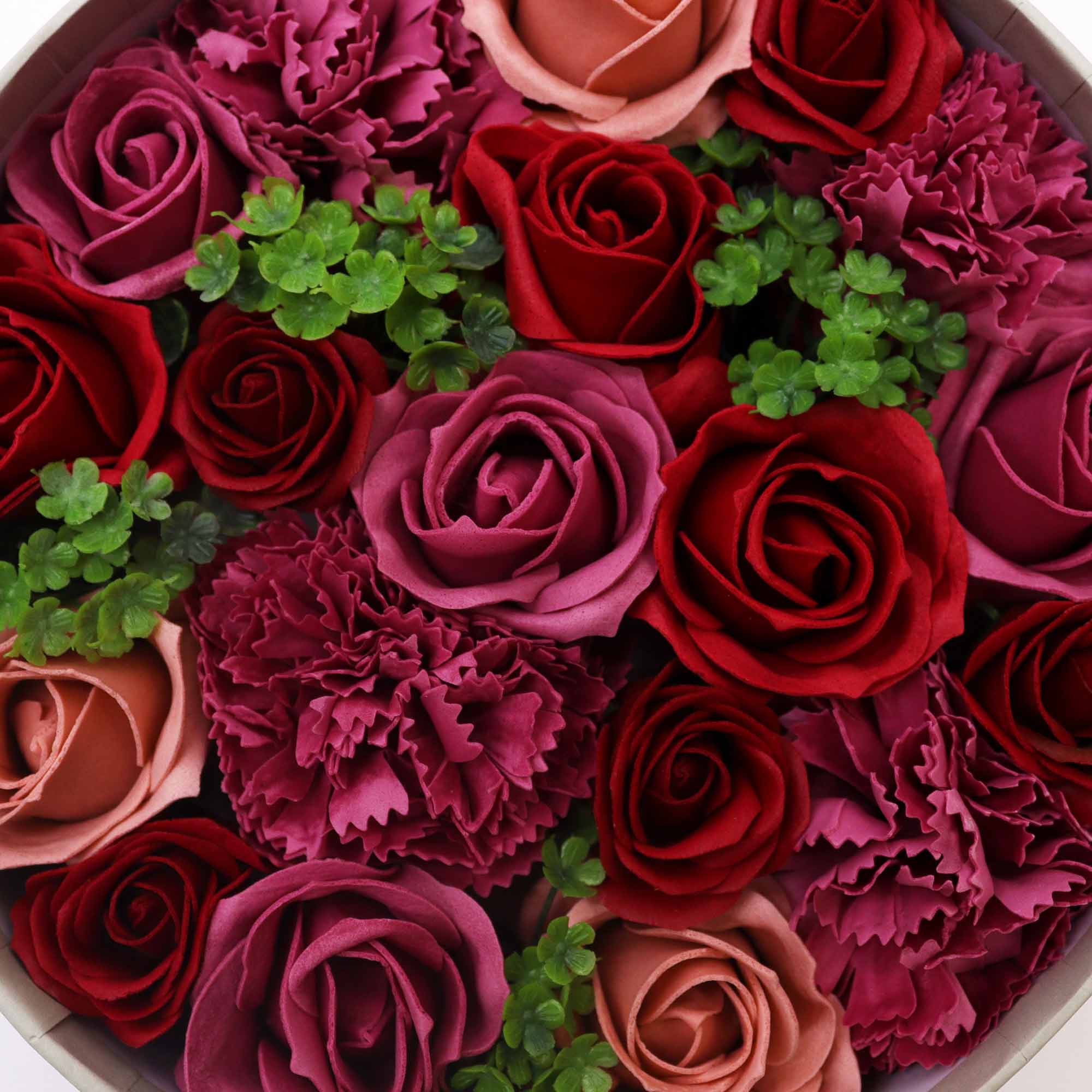 Merci Bouquet Soap Flower Gift Box - Vintage Roses3