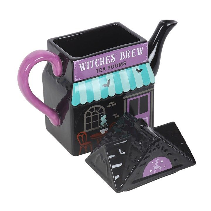 Witches' Brew Tea Room Ceramic Teapot - 1000ml1