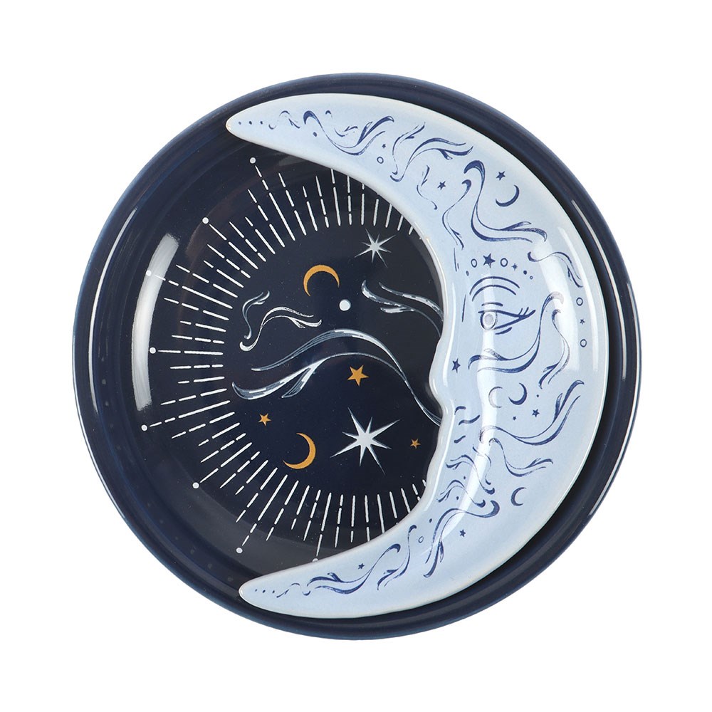 Two-Piece Blue Mystical Moon Stacking Trinket Dish1
