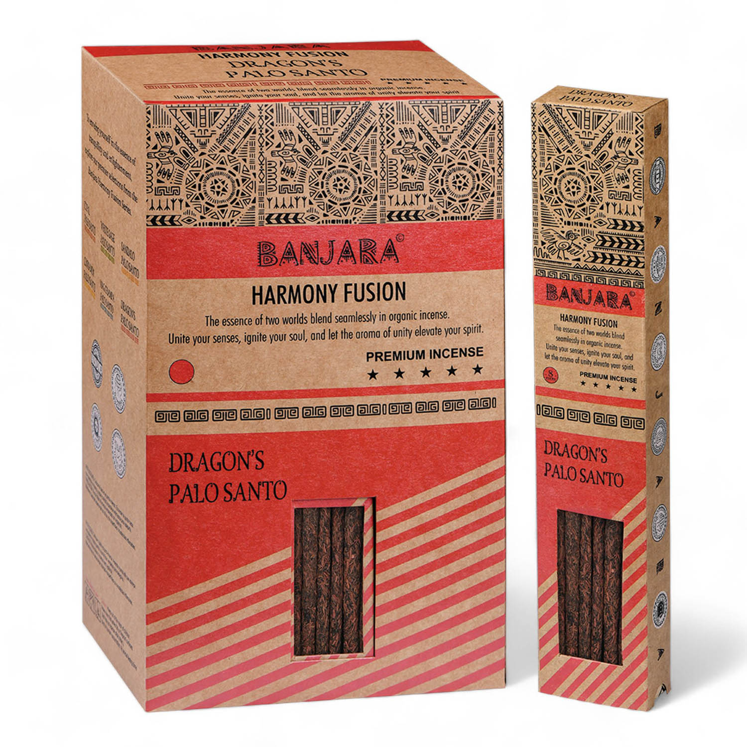 Banjara Dragon's Blood Palo Santo Smudge Sticks – Harmony Fusion1