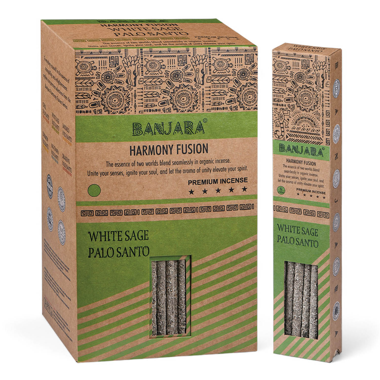 Banjara White Sage Palo Santo Smudge Sticks – Harmony Fusion2