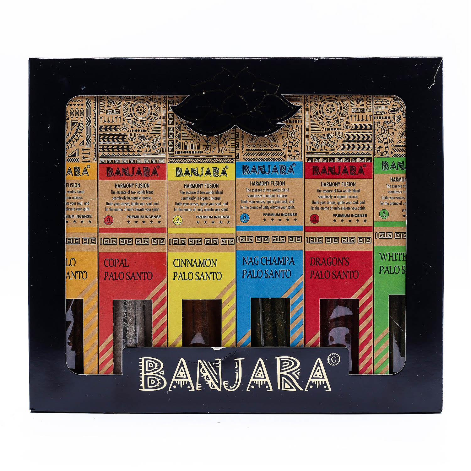 Banjara Harmony Fusion Smudge Sticks - Set of 6 Gift Pack