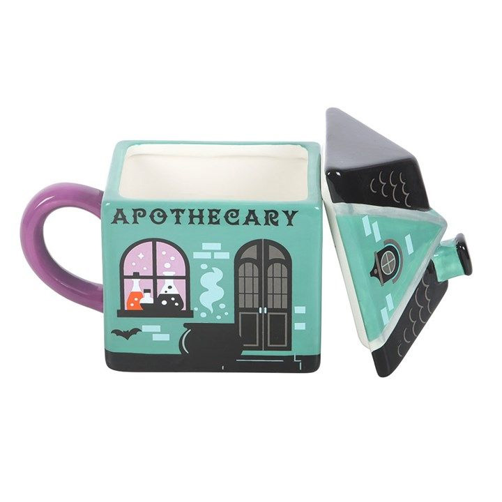 Ceramic Apothecary Shop Lidded Mug (400ml)1