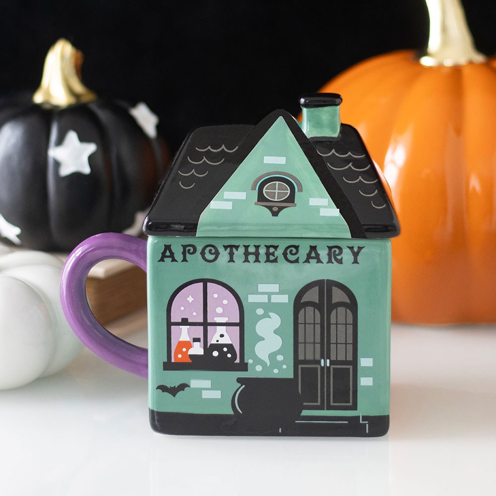 Ceramic Apothecary Shop Lidded Mug (400ml)3