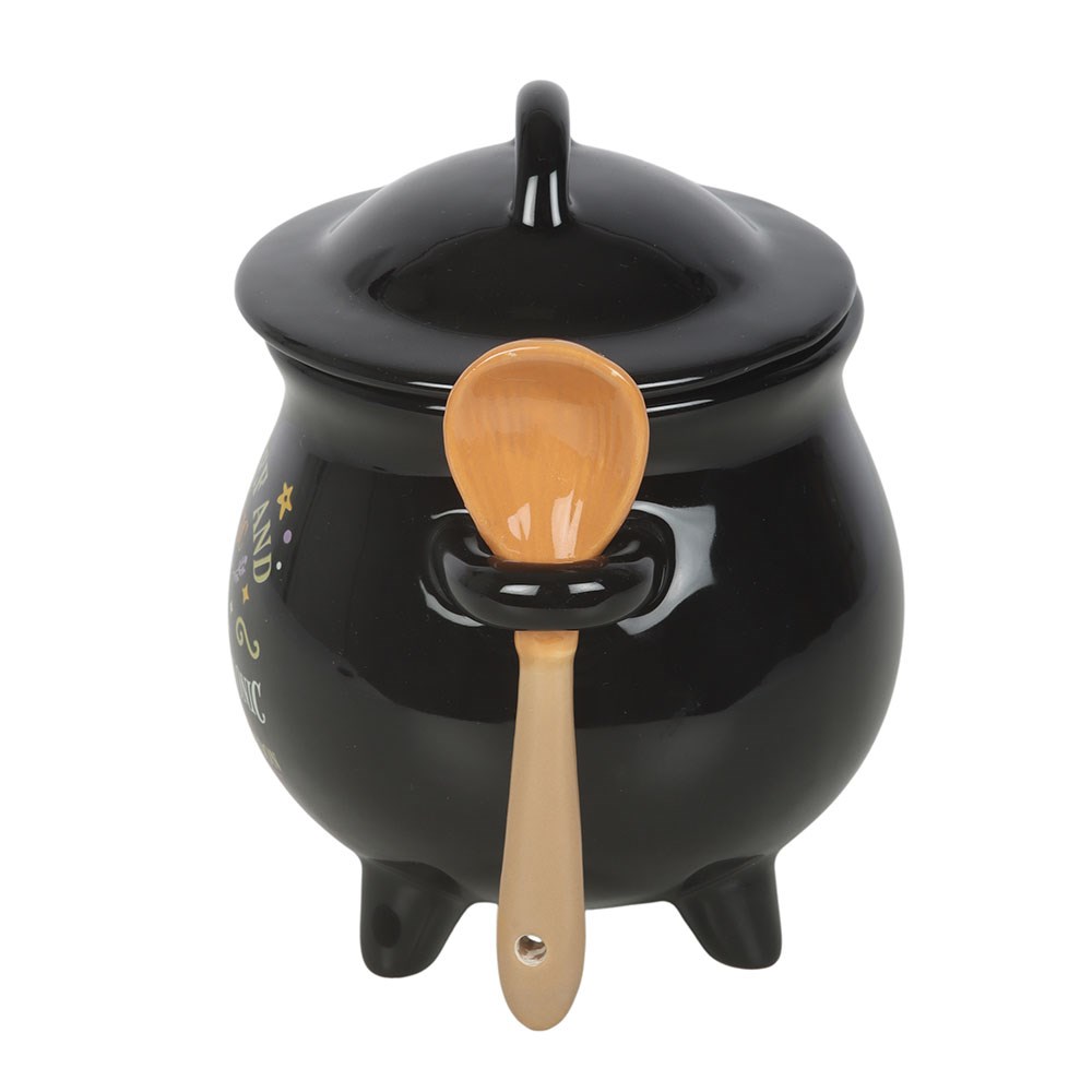 Mischief and Magic Cauldron Soup Bowl with Spoon2