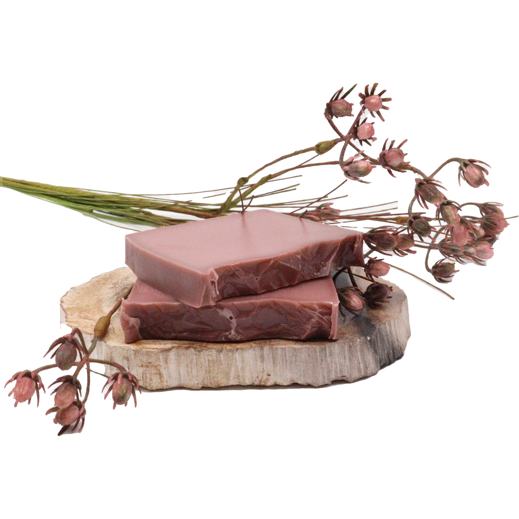Raspberry and Vanilla Sliced Soap Loaf (13 Pieces)3