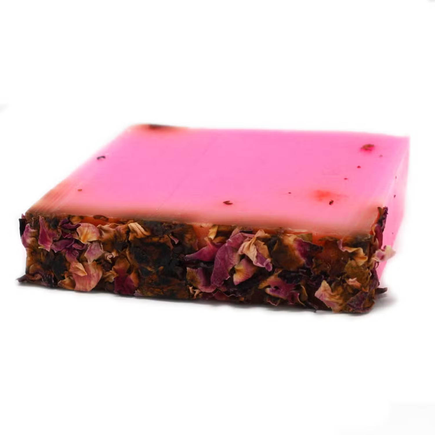 Rose & Rose Petals Sliced Soap Loaf (13 Pieces)1
