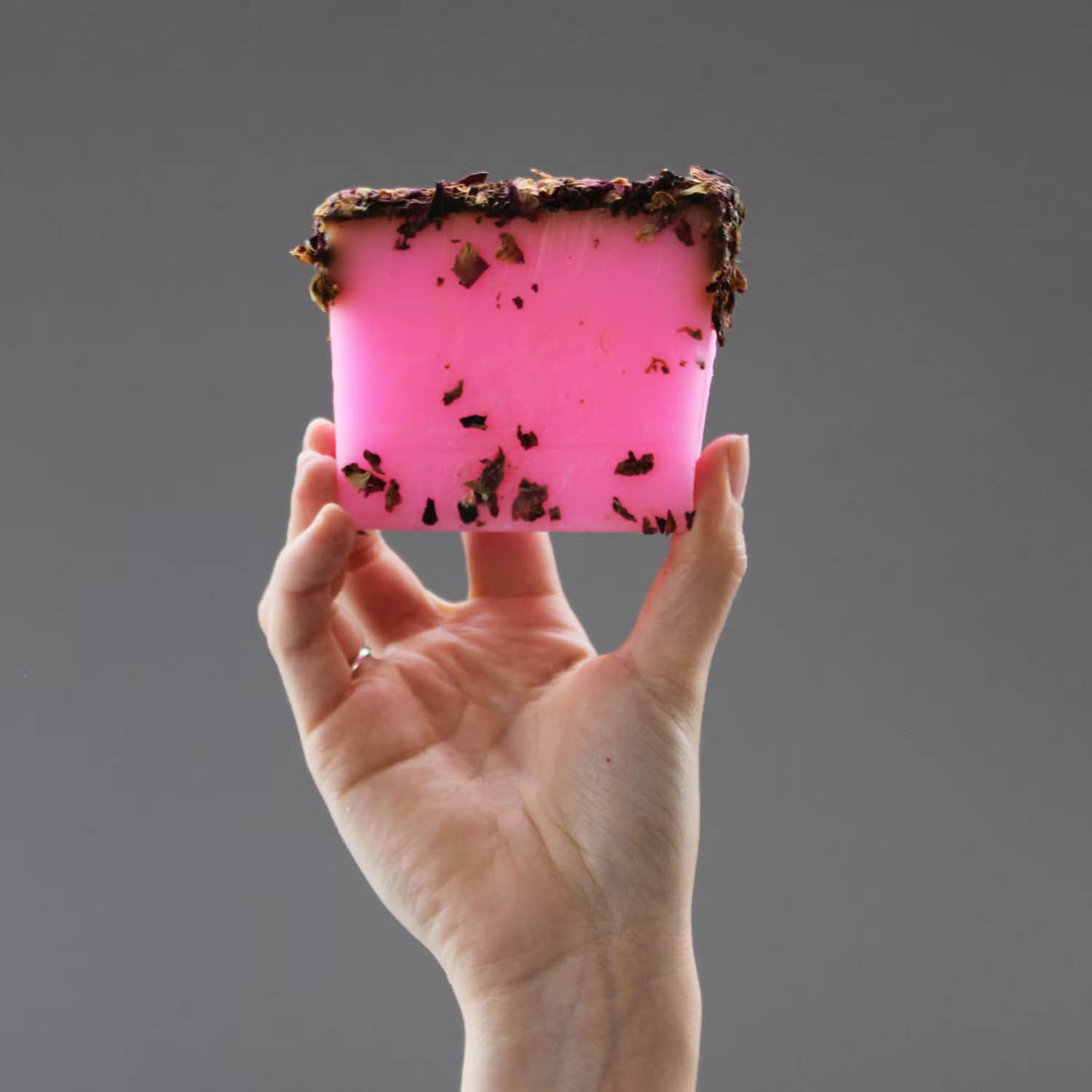 Rose & Rose Petals Sliced Soap Loaf (13 Pieces)2