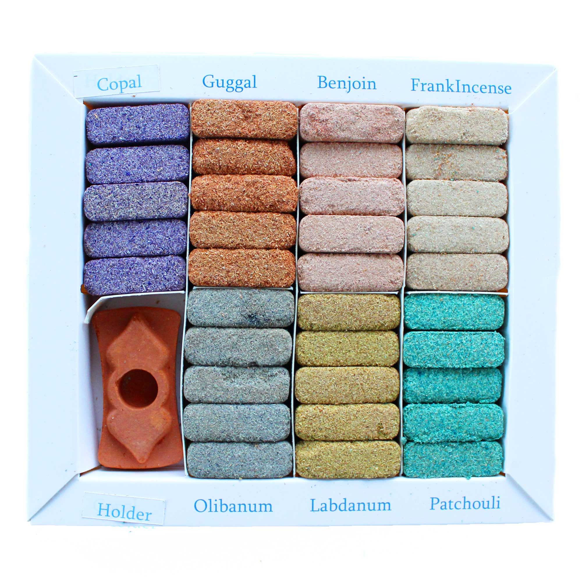 Ishom Wild West Resin Incense Bricks Set (70 Pieces) & Burner3