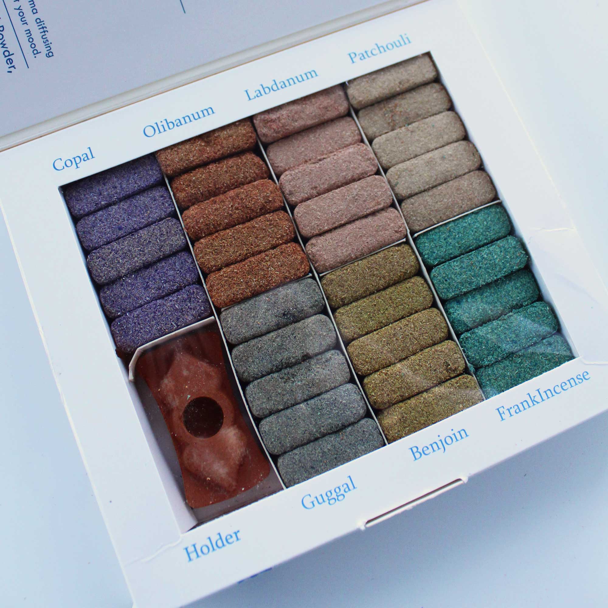 Ishom Wild West Resin Incense Bricks Set (70 Pieces) & Burner4