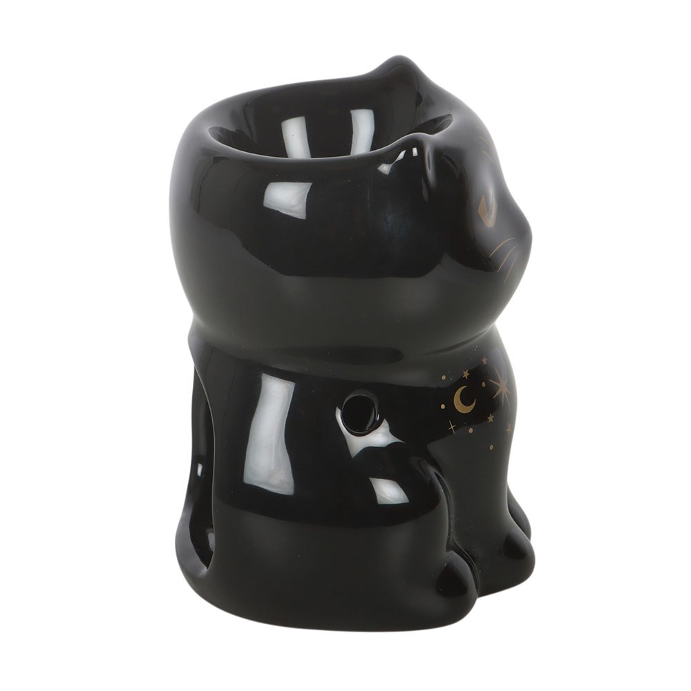 Black Cat Magick Ceramic Oil Burner2