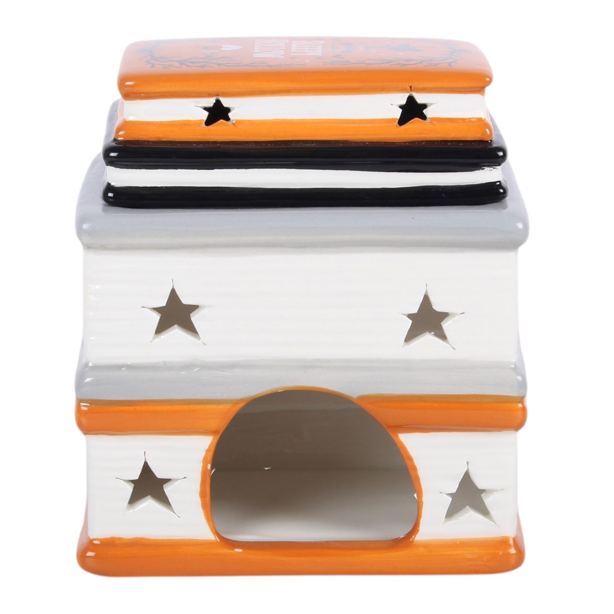 Haunted Library Book Stack Oil Burner & Wax Warmer3