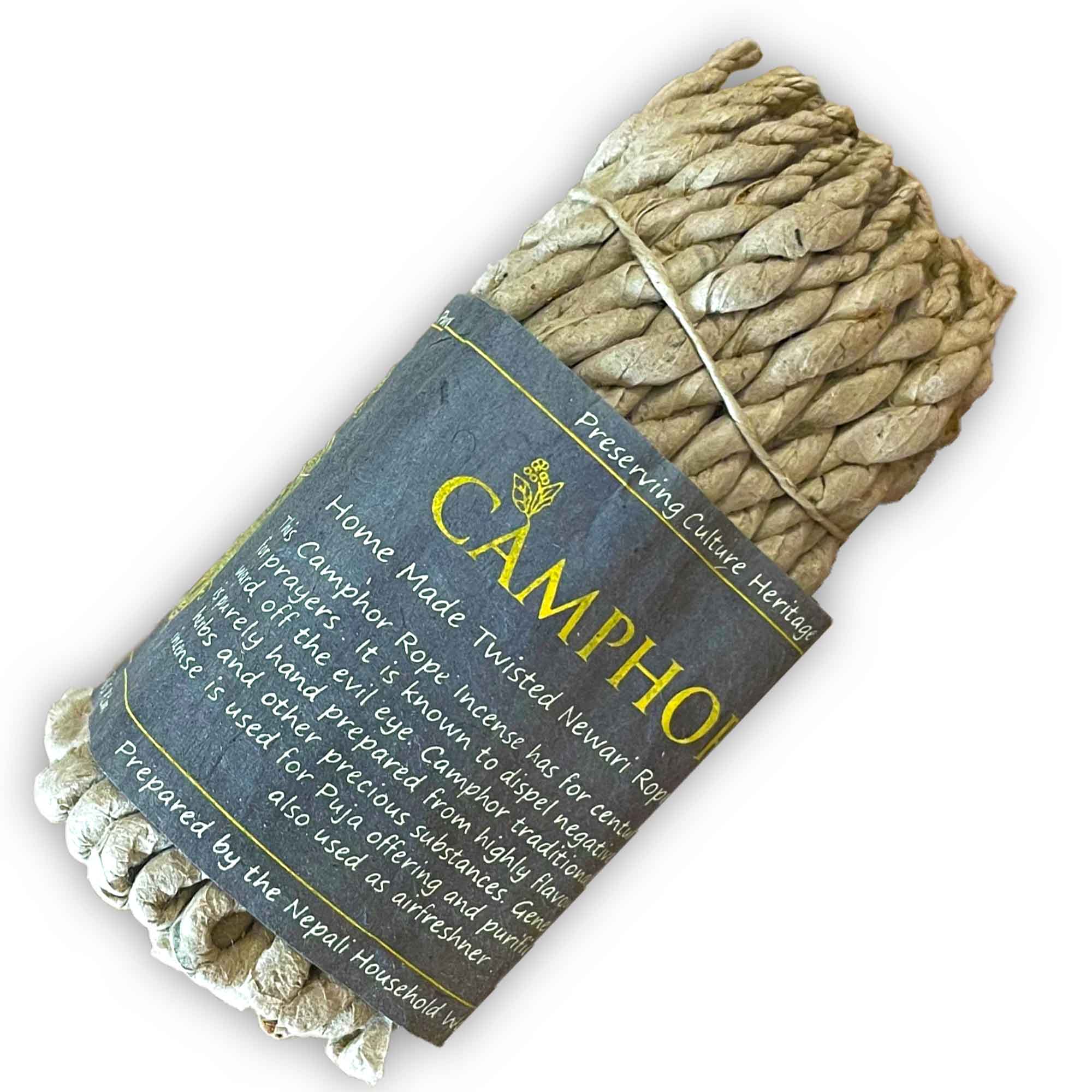 Pure Herbs Authentic Nepali Camphor Rope Incense