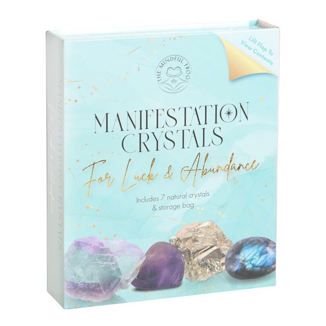 Manifestation Crystals for Luck & Abundance Gift Set
