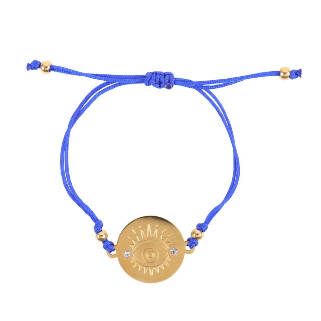 Gold-Toned All Seeing Eye String Bracelet1