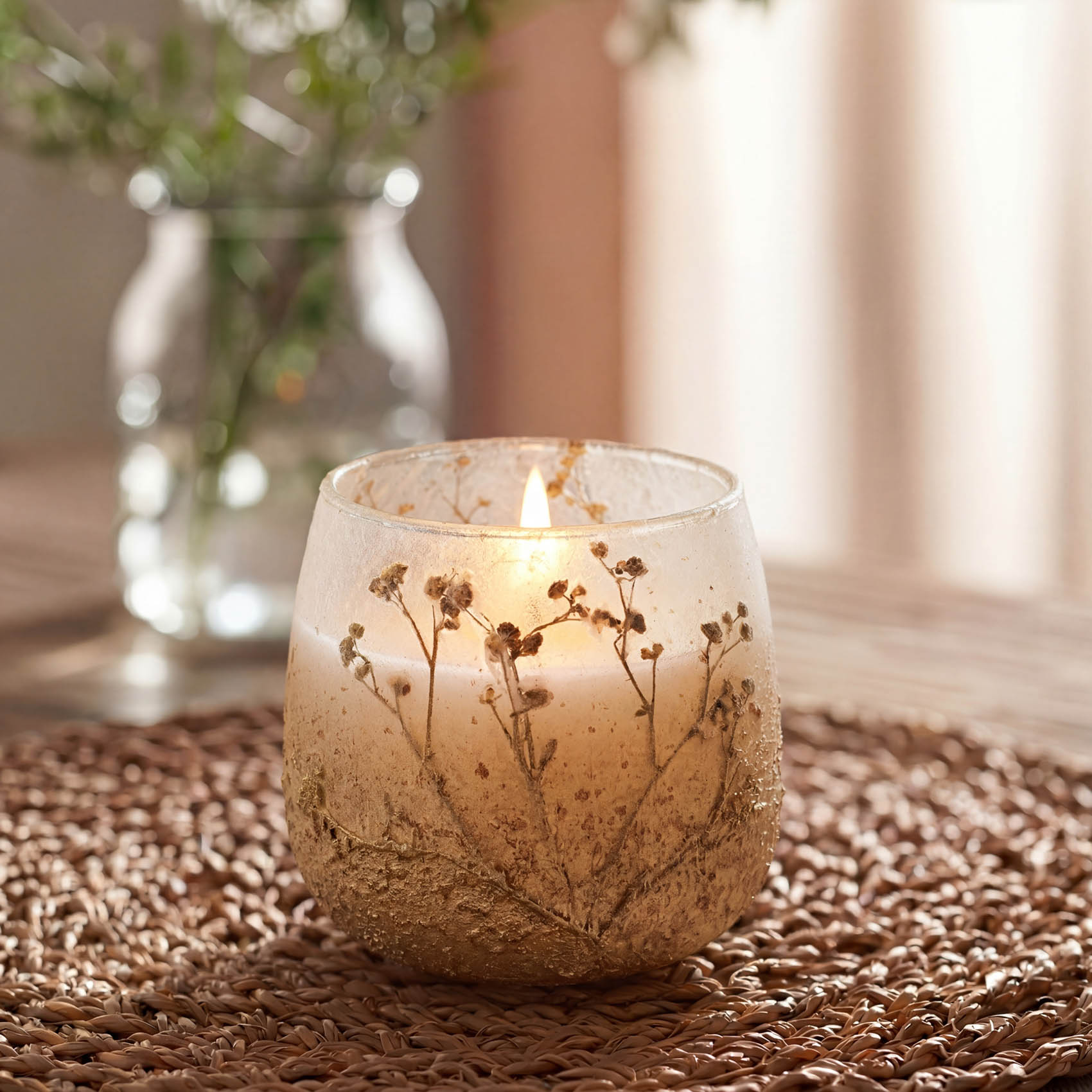 Medium Wildlight Woods Glass Jar Candle5