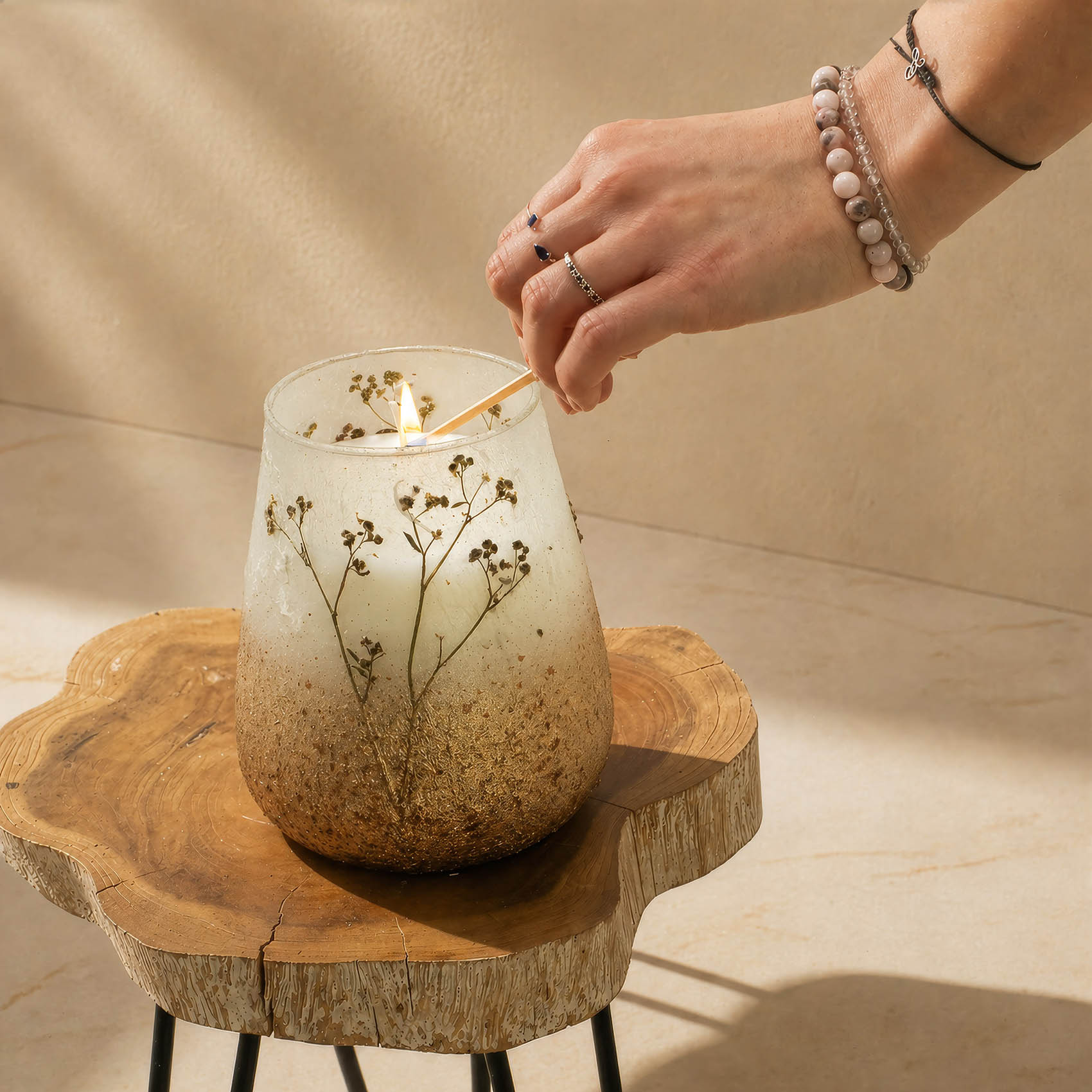 Tall Wildlight Woods Glass Jar Candle4