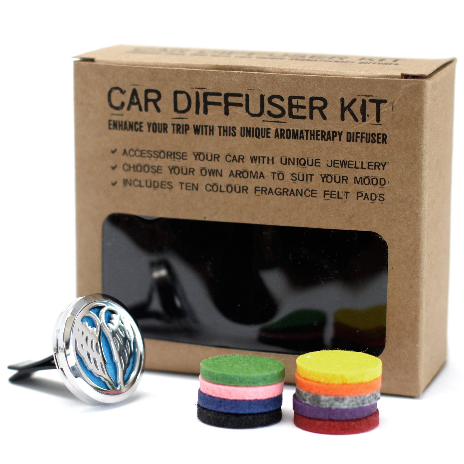 Angel Wings Aromatherapy Car Diffuser Kit - 30mm7