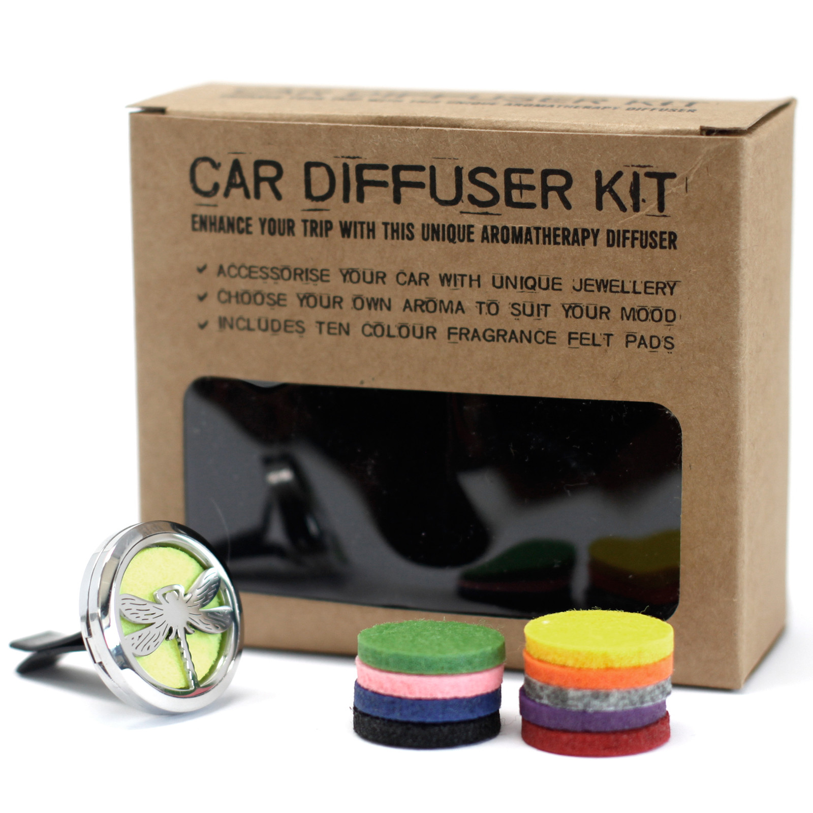 Dragonfly Aromatherapy Car Diffuser Kit - 30mm5