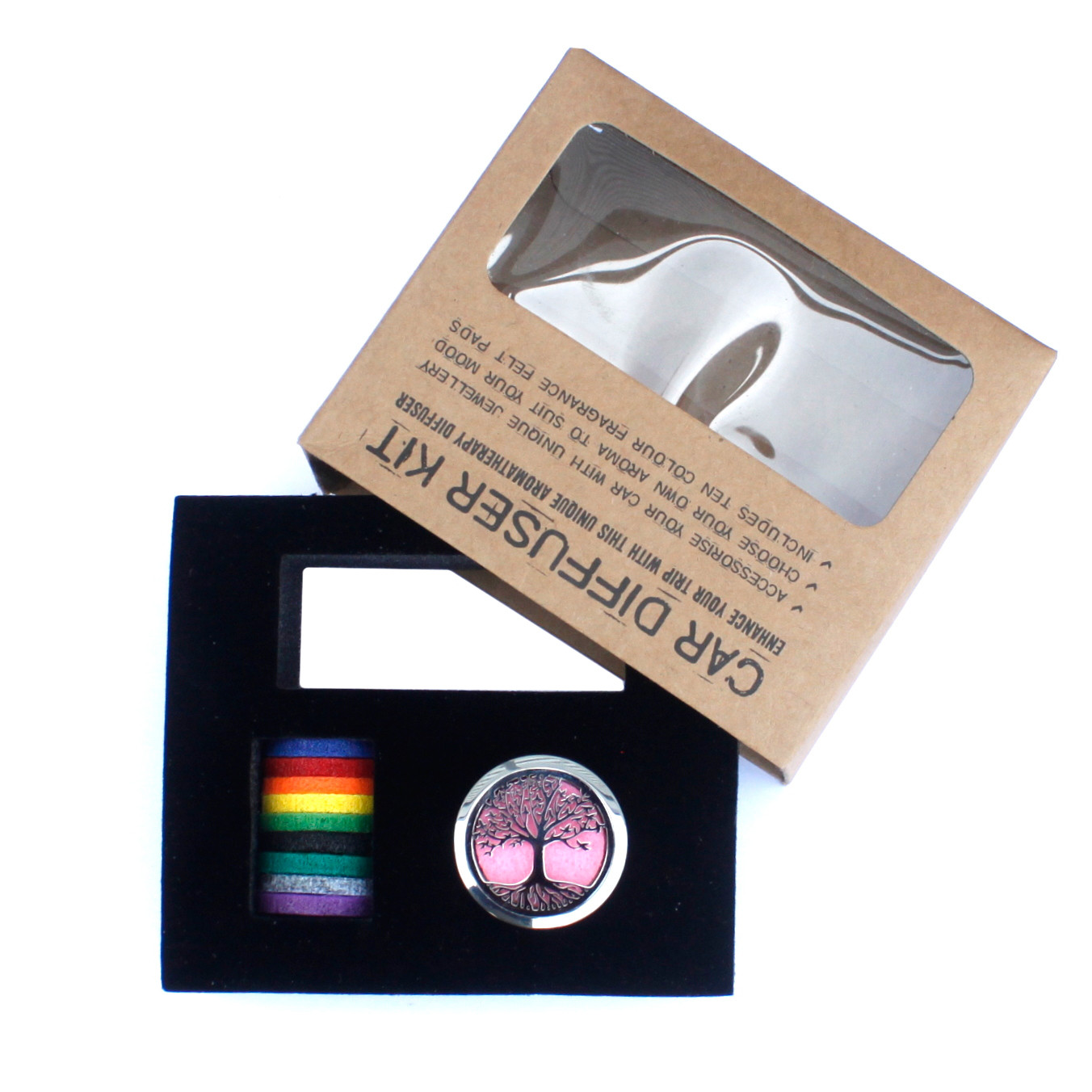 Lotus Buddha Aromatherapy Car Diffuser Kit - 30mm7