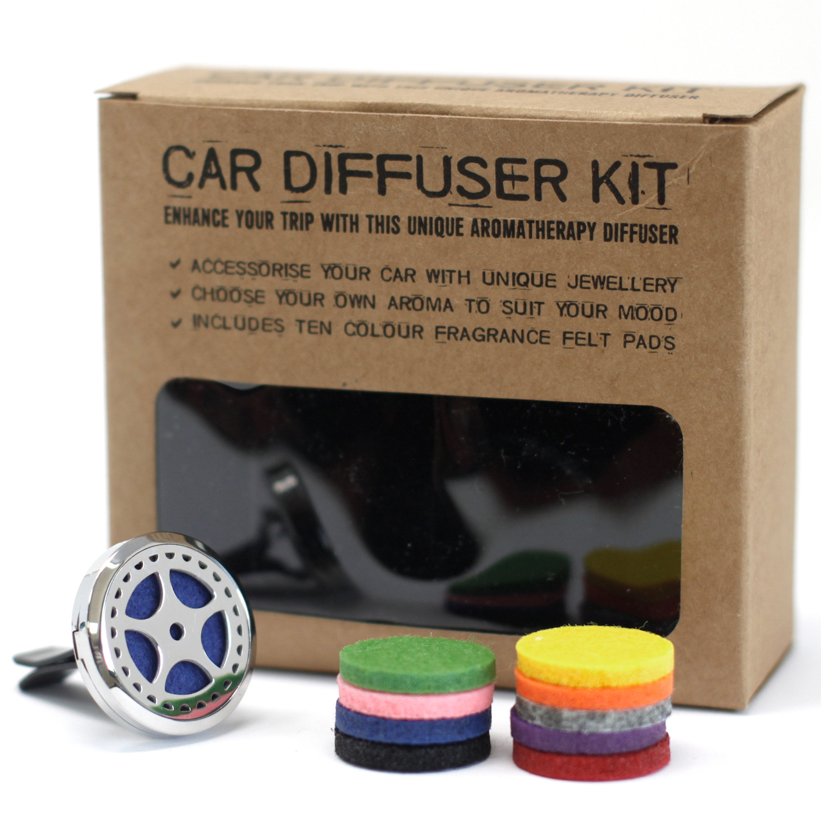 Auto Wheel Aromatherapy Car Diffuser Kit - 30mm5