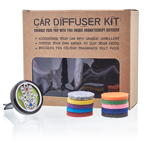 Hamsa Aromatherapy Car Diffuser Kit - 30mm5
