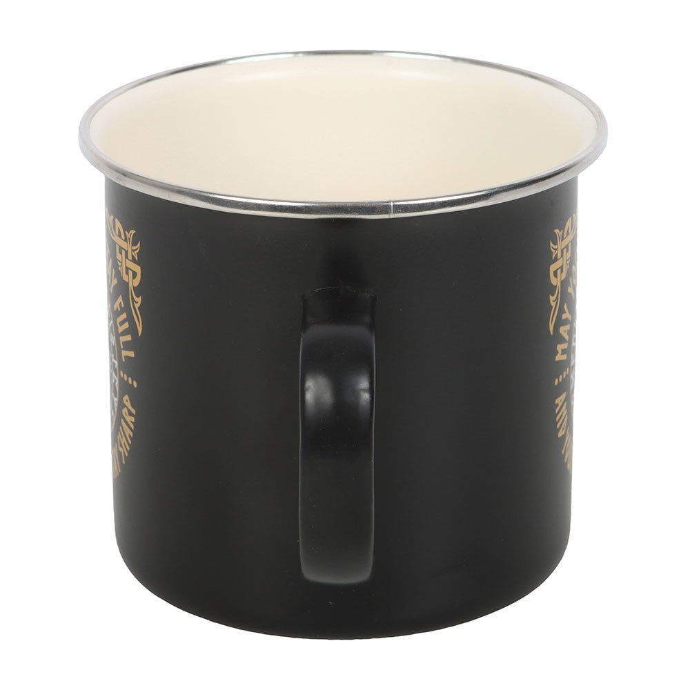 Viking Compass Enamel Style Mug2