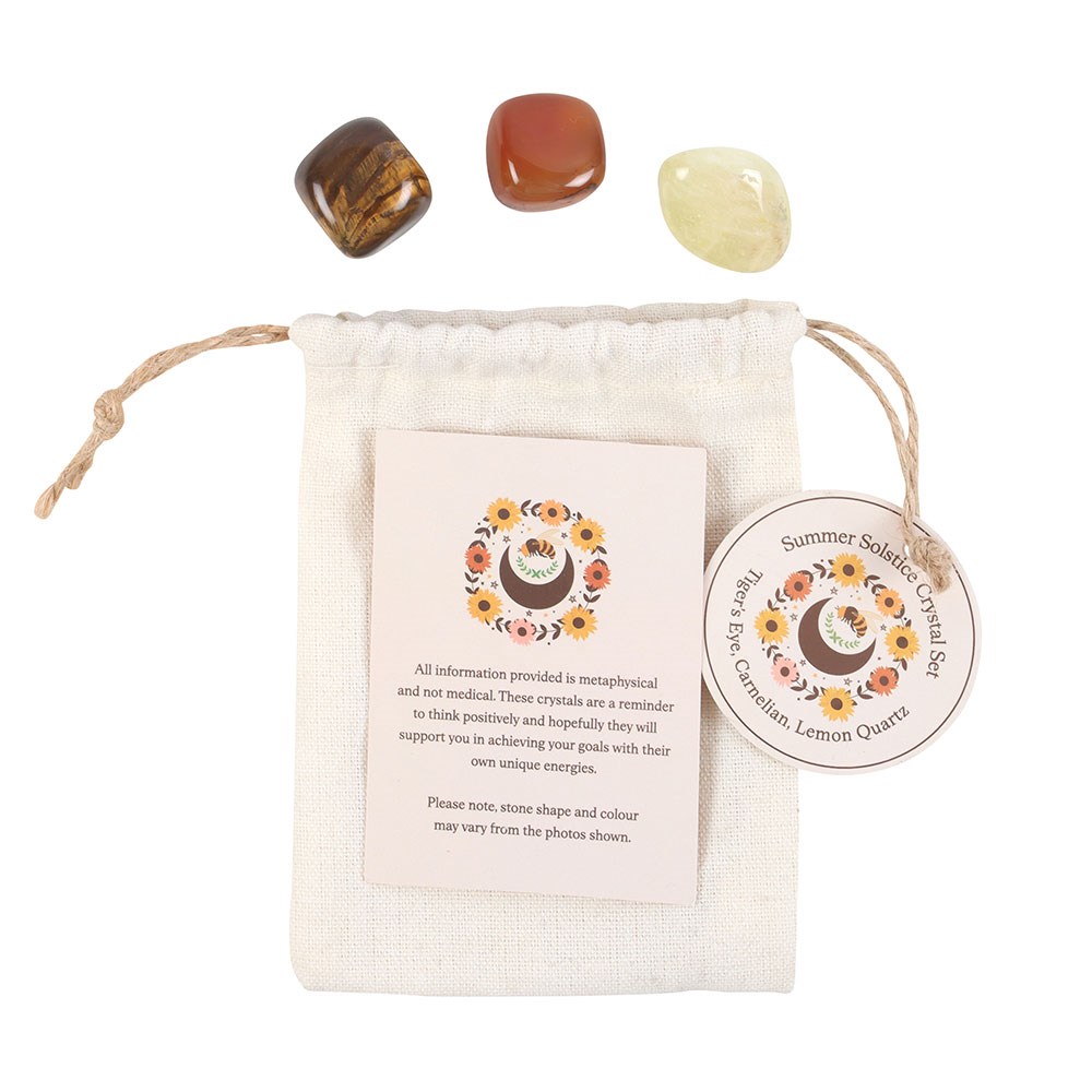 Summer Solstice Crystal Set - Sun Energy & Empowerment Stones1