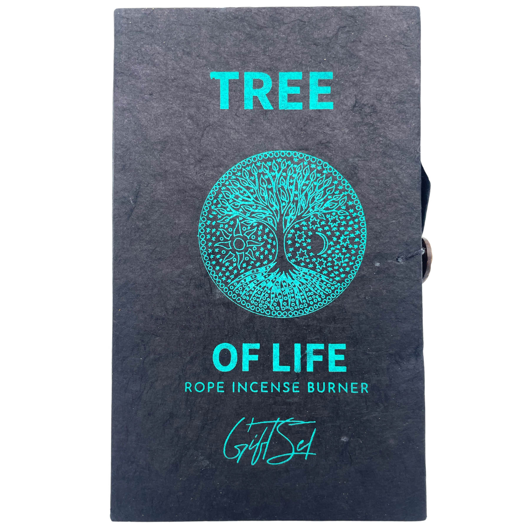 Tree of Life Rope Incense Gift Set with Silver-Plated Holder3
