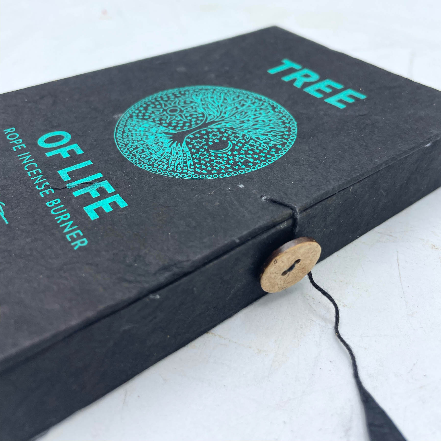 Tree of Life Rope Incense Gift Set with Silver-Plated Holder4