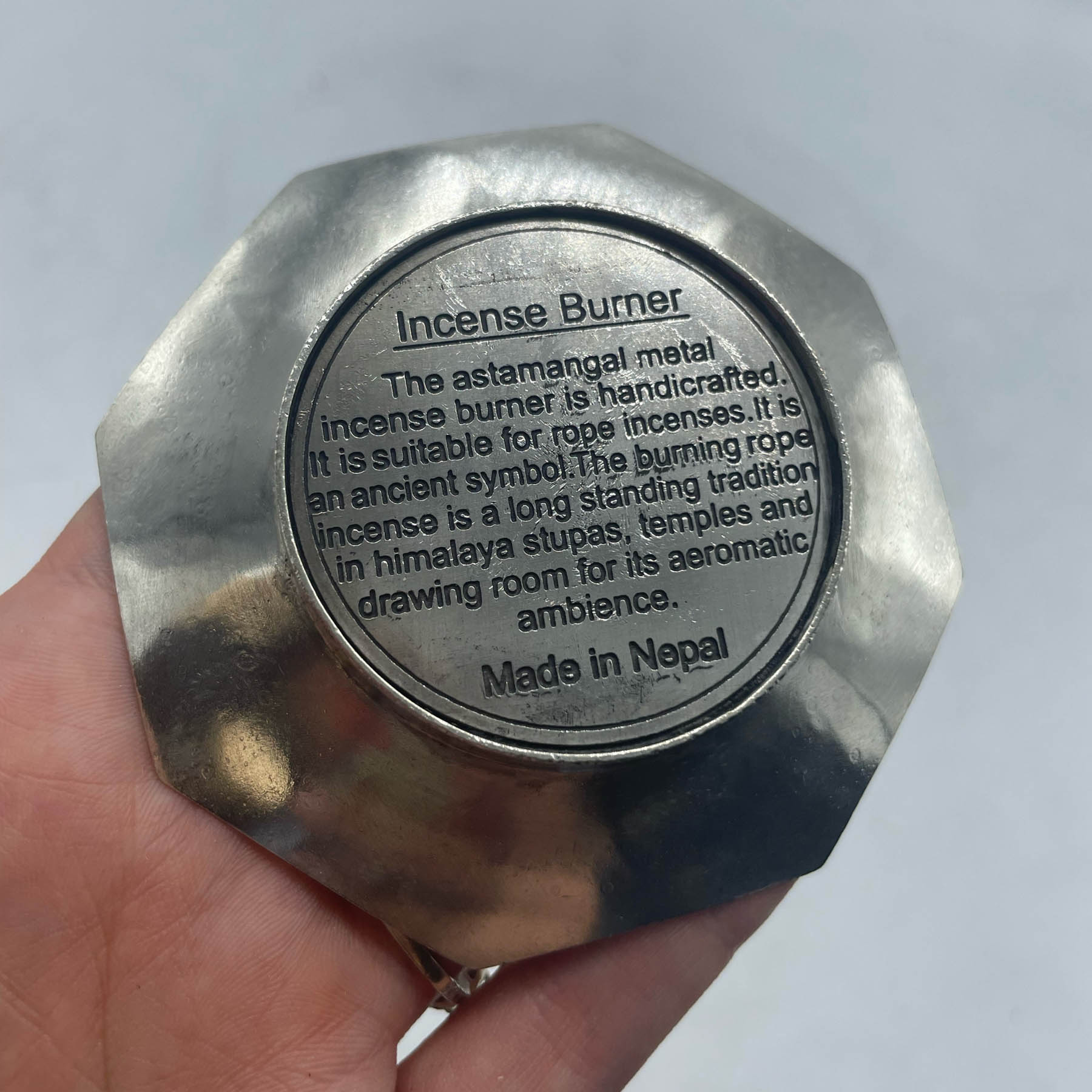 Tantra Yoga Rope Incense Gift Set with Silver-Plated Holder5